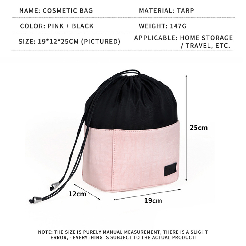 Personnalisation Beauté féminine Organisateur de toilette Sacs à cosmétiques à cordon