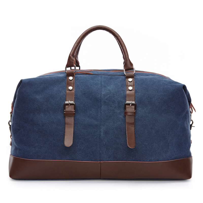 Sac polochon en toile de voyage personnalisé week-end pour hommes