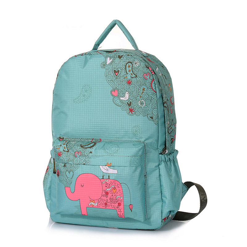 Sac à dos de sublimation de sac d'école de dessin animé imprimé par polyester fait sur commande