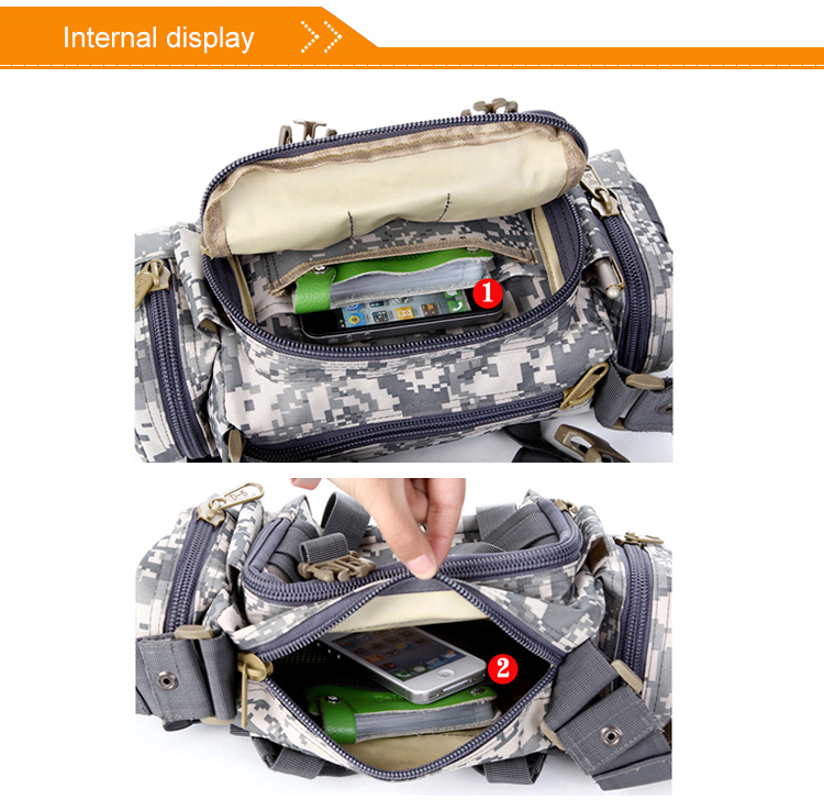 Camouflage fanny pack cyclisme molle sac de taille tactique