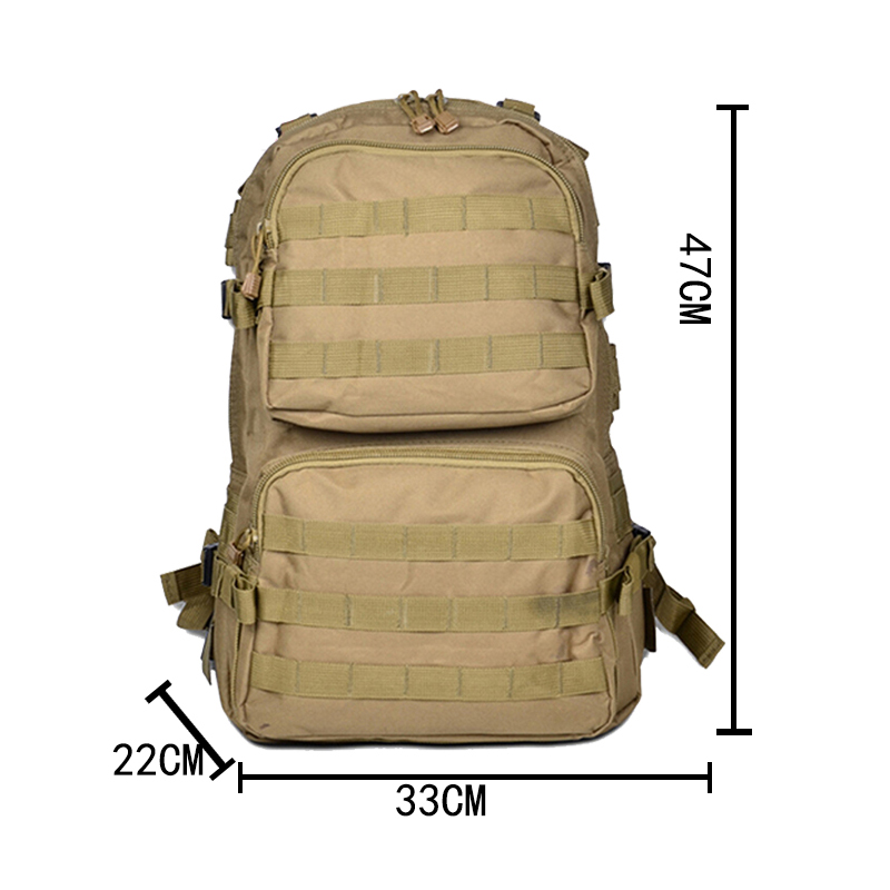 Sac à dos imperméable et durable pour camouflage militaire de l'armée de randonnée