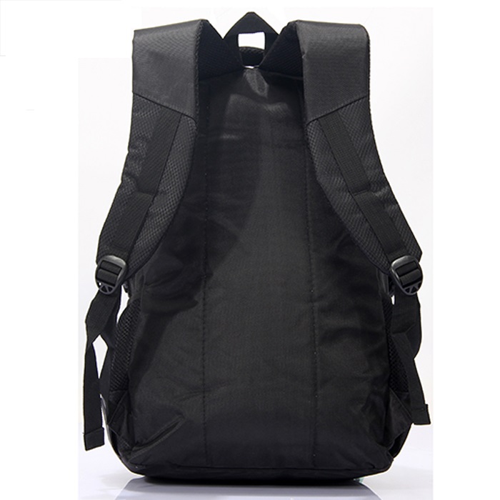 Sac à dos personnalisé sport étanche en nylon mochila pour ordinateur portable noir