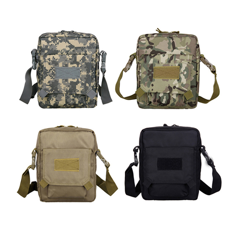 Sacs à bandoulière pour hommes sac de camouflage noir militaire