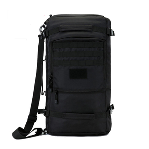 Sac à dos tactique militaire de grand sac de camouflage noir durable