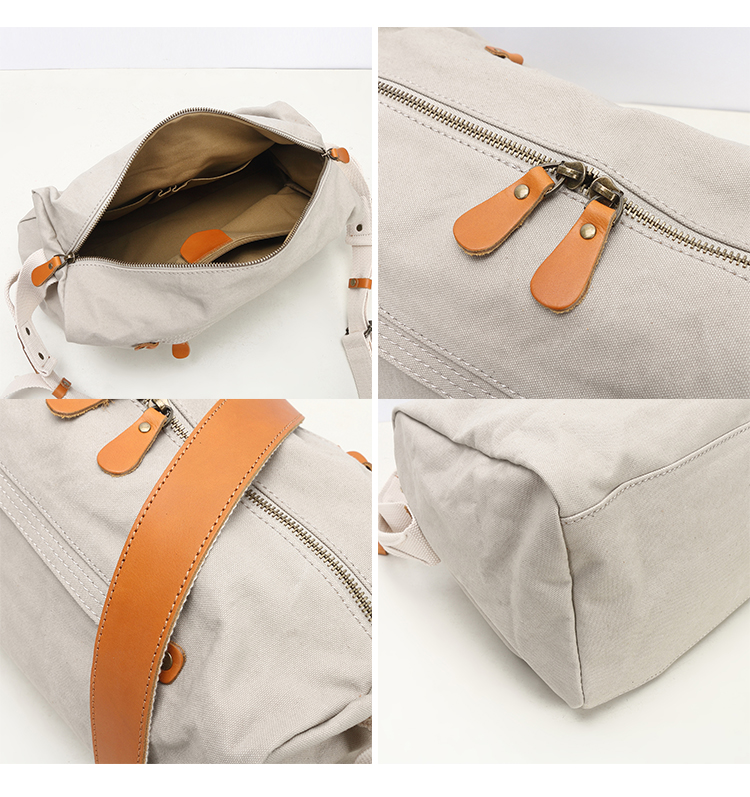 Sac à bandoulière en toile de coton pour hommes