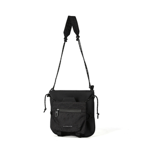 Sac messager bandoulière femme nylon noir bandoulière