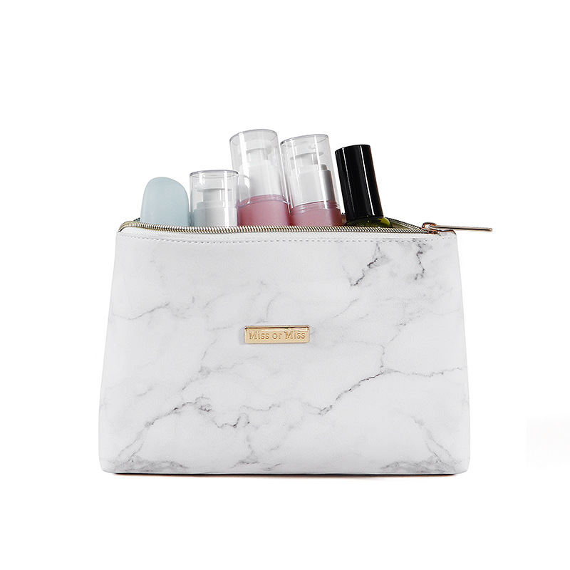 Pochette Organisateur Personnalisée Sac Cosmétique Imperméable en Cuir PU