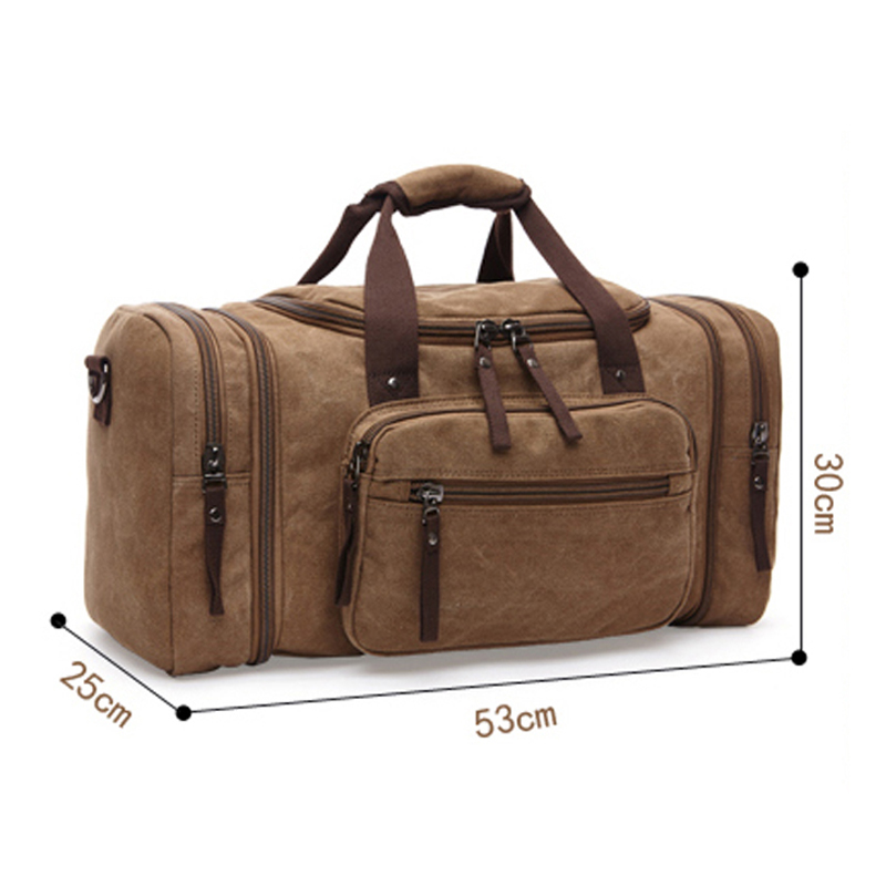 Grand sac de voyage en toile durable en hiver