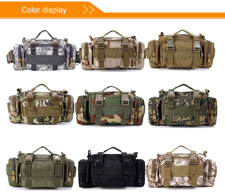 Camouflage fanny pack cyclisme molle sac de taille tactique