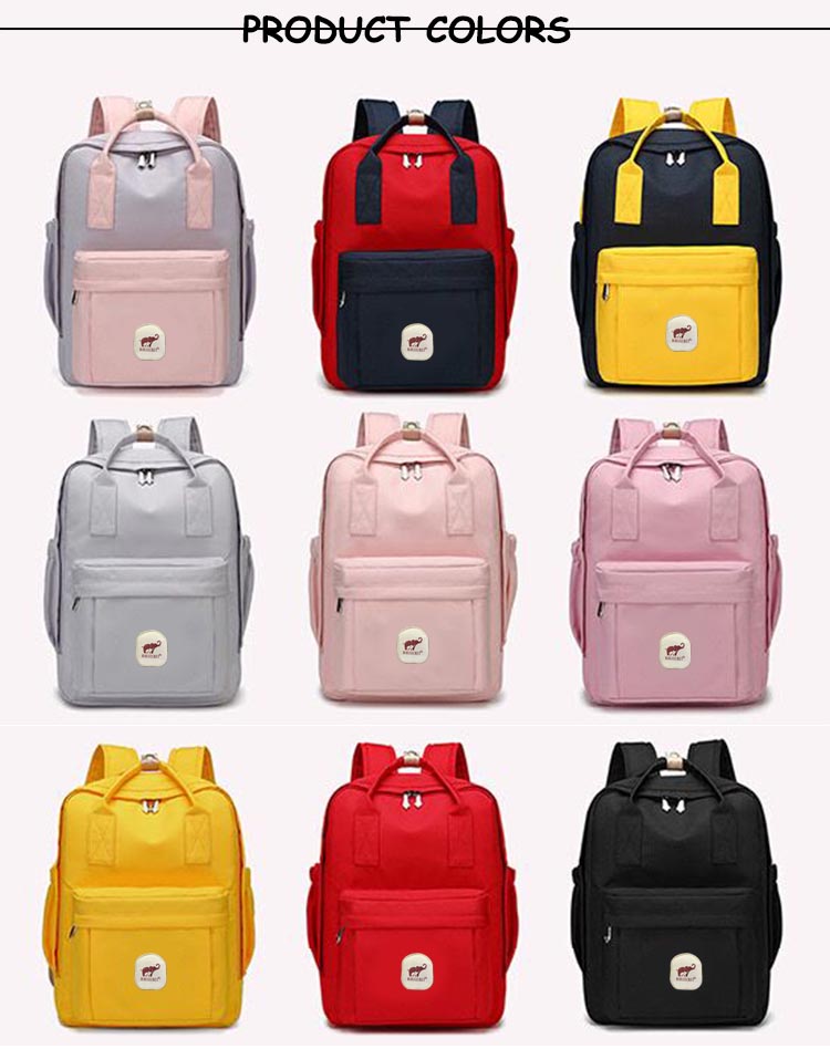 Sac à dos d'étudiant en nylon avec appareil photo pour ordinateur portable et école de voyage personnalisé