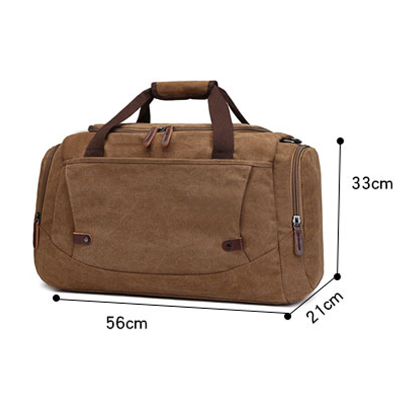 Sac de voyage en toile pour homme