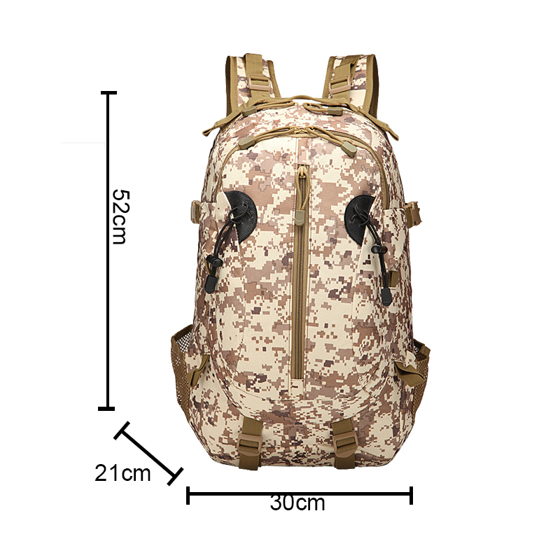 Sac à dos de sac de camouflage tactique durable pour appareil photo numérique du désert