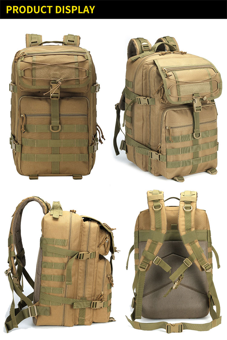 Alpinisme voyage camping camouflage sac 45L sac à dos tactique