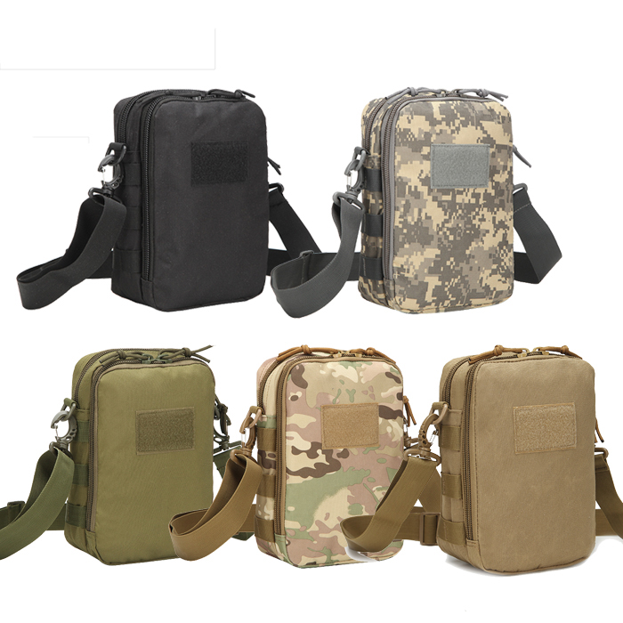 Mini sac de messager camouflage militaire tactique extérieur surdimensionné