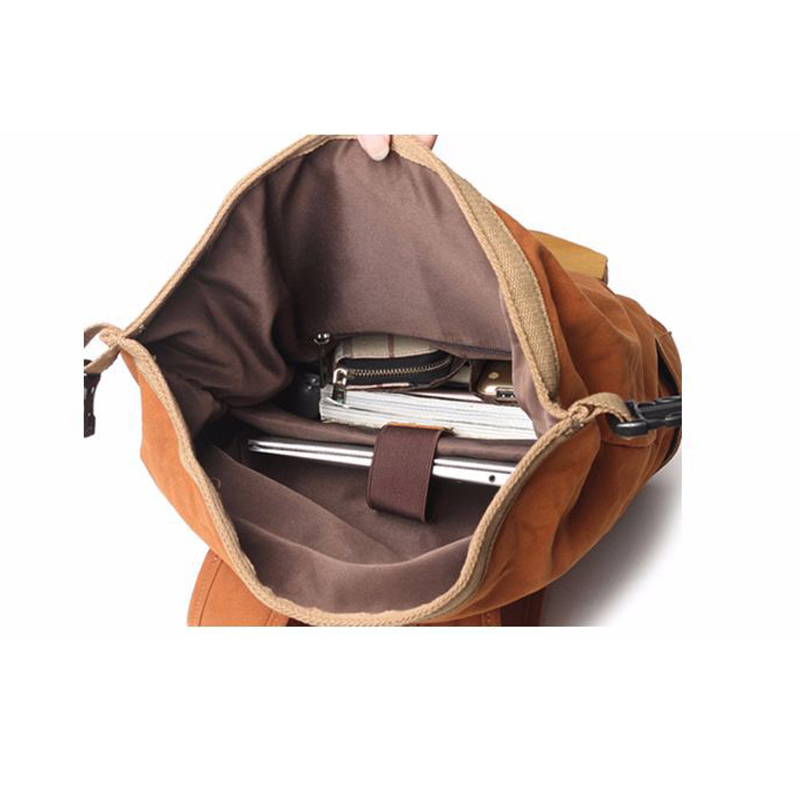 sac à dos unisexe femmes coton bookbag sac en toile sacs à dos