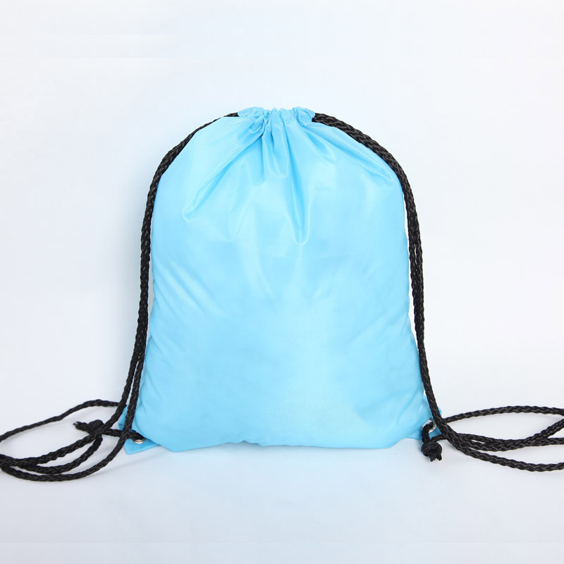 Polyester sac à dos sportif sportif à cordon de gymnase