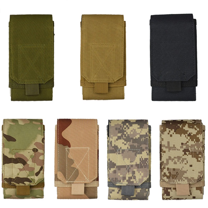 Ceinture de téléphone portable militaire poche de taille tactique molle