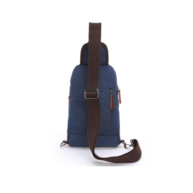 toile personnalisée une épaule sac à dos fronde mini sac de poitrine