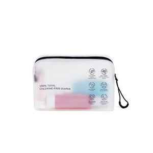 Sérigraphie Sac de maquillage cosmétique transparent de voyage féminin personnalisé