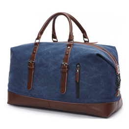 Sac polochon en toile de voyage personnalisé week-end pour hommes