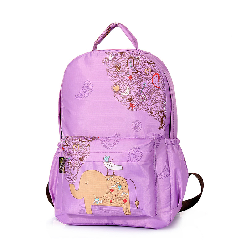 Sac à dos de sublimation de sac d'école de dessin animé imprimé par polyester fait sur commande