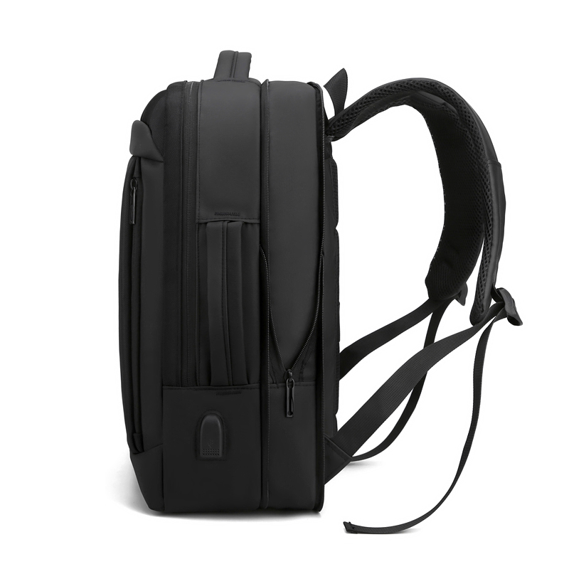 Sac à dos extensible pour ordinateur portable d'affaires oxford usb imperméable à l'eau