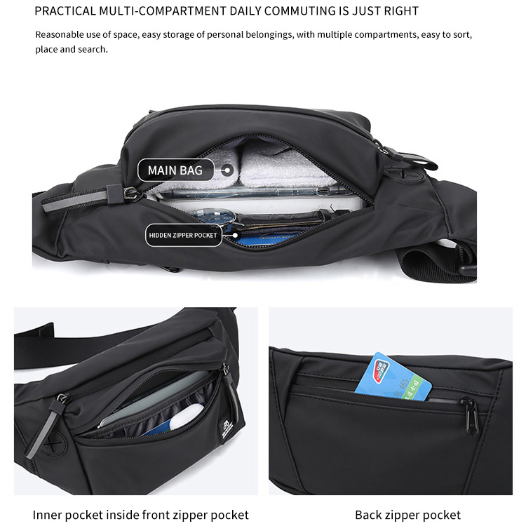 Sac Fanny Pack Men Classical Pack Pack Custom Sac 